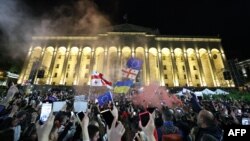 Акция против принятия закона об «иноагентах» у парламента Грузии (иллюстративное фото)