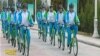 Массовый велопробег в Ашхабаде (Архивное фото)  