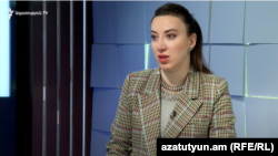 Իրավապաշտպան Սիրանուշ Սահակյանը հարցազրույց է տալիս «Ազատությանը», արխիվ