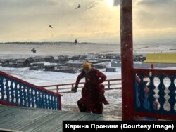 Шулутский дацан. Здесь проводятся молебны за российских военных. Ноябрь 2022