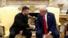 United States - Trump Zelenskyy handshake at White House - screen grab - Reuters