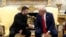 United States - Trump Zelenskyy handshake at White House - screen grab - Reuters