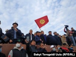 Площадь «Ала-Тоо» в Бишкеке, 9 октября 2020 г.