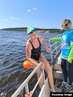 Заплыв по Каме в июле 2025 года