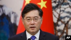 Кытайдын мурунку тышкы иштер министри Цинь Ган. 23-май, 2023-жыл. Бээжин.