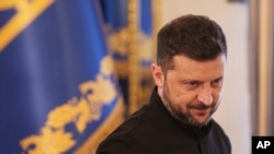 Ukrainian President Volodymyr Zelenskyy said it was "pointless" to continue diplomatic meetings in Istanbul at the current levels. (file photo)