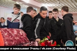 Похороны Артема Шагеева, Учалы, 2025 год