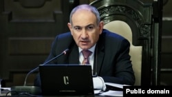 Վարչապետ Նիկոլ Փաշինյանը Կառավարության նիստի ժամանակ, արխիվ