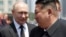 Президент России Владимир Путин и руководитель Северной Кореи Ким Чен Ын