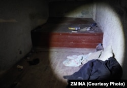 Одна из камер в ИВС в Херсоне