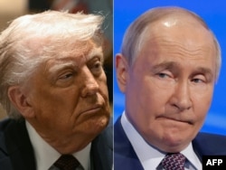 Президенти США та Росії мають зустрітися на Алясці 15 срепня 2025 року (комбіноване фото)