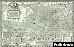 Карта світу 1569 року авторства Герарда Меркатора