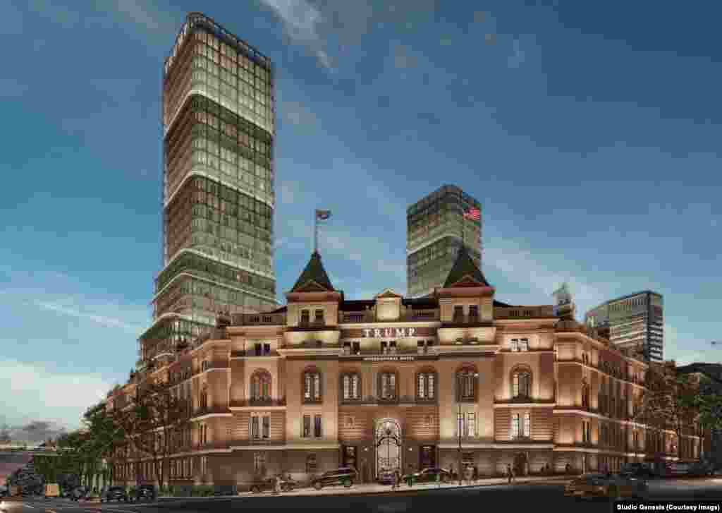 Проект будет включать роскошный отель и жилые дома, а также музей и мемориал погибшим в результате бомбардировок НАТО