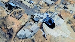 Скриншот спутникового изображения Google Earth, на котором видно стартовую площадку 31/6 космодрома Байконур