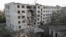 Жилой дом, рарушенный российским обстрелом Запорожья 30 октября