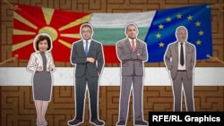 Predsjednici i premijeri Republike Bugarske i Republike Sjeverne Makedonije (Ilustracija)