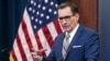  Речник Міністерства оборони США Джон Кірбі під час брифінгу в Пентагоні