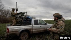 Українські військовослужбовці поблизу Куп'янська в Харківській області, 13 листопада 2025 року