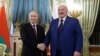 Russia's President Vladimir Putin meets with his Belarusian counterpart Alexander Lukashenko at the Kremlin in Moscow on March 13, 2025. (Photo by Maxim Shemetov / POOL / AFP)