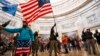 U.S. --  Supporters of US President Donald J. Trump in the Capitol Rotunda after breaching Capitol security in Washington, DC, USA, 06 January 2021.