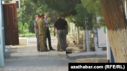 Полицейская проверка, Туркменистан (архивное фото) 