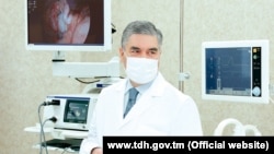 Türkmenistanyň prezidenti Gurbanguly Berdimuhamedow. Türkmen döwlet habarlar (TDH) agentliginden alnan surat.