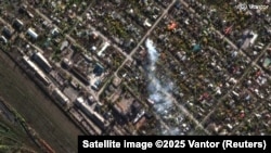 Супутниковий знімок Покровська, 3 листопада 2025 року