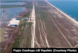 Арабатская стрелка. Скриншот с видео