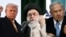 از راست: بنیامین نتانیاهو، علی خامنه‌ای، دونالد ترامپ