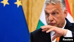 Прэм’ер-міністар Вугоршчыны Віктар Орбан, архіўнае фота