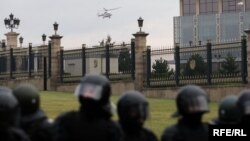 Гелікоптер, на якому прилетів Лукашенко