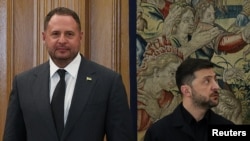 Андрэй Ярмак і Ўладзімір Зяленскі