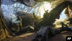 M777 в роботі. ЗСУ тримають оборону на Донецькому напрямку. 2025 рік