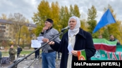 Фәүзия Бәйрәмова 2019 елның октябрендә Хәтер көнендә чыгыш ясый