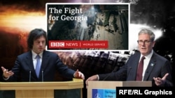 Премьер Грузии Ираклий Кобахидзе и премьер Великобритании Кир Стармер (коллаж)