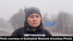 Шапагат Кадырова, вдова убитого во время Кантара Акимжана Бектургана