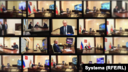 Есік тұтқалары мен қабырға панельдеріндегі өзгешеліктер Путин бір-бірінен аумайтын үш кабинетті пайдаланатынын көрсетті.