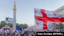 Акция оппозиции в Тбилиси, 4 октября